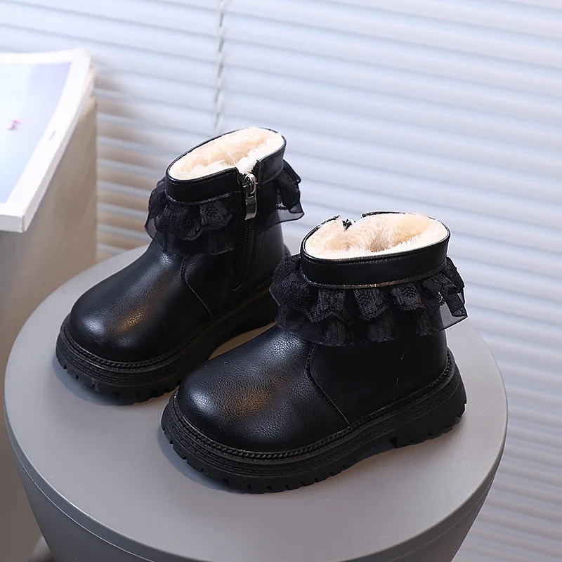 Botas de invierno para niñas antideslizantes cálidas y cómodas - imagen 3