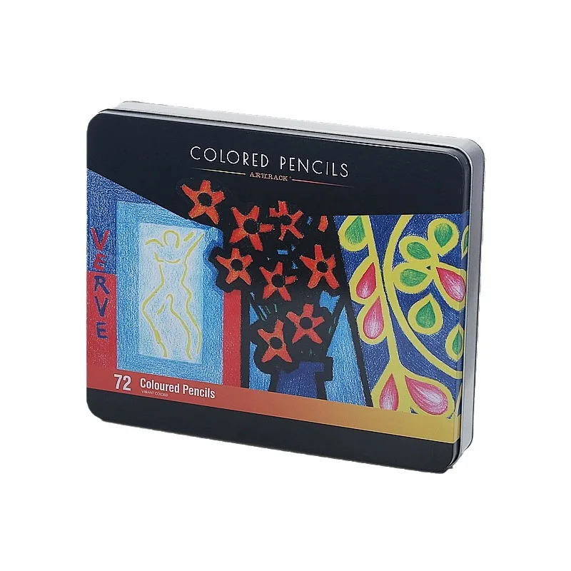 Juego de lápices de colores Pop – 48 tonos vibrantes para dibujar, estuche portátil - imagen 3