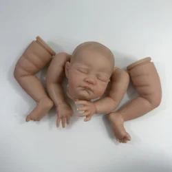 MRB Muñeca Reborn de vinilo pintada 20 pulgadas - bebé piel 3D