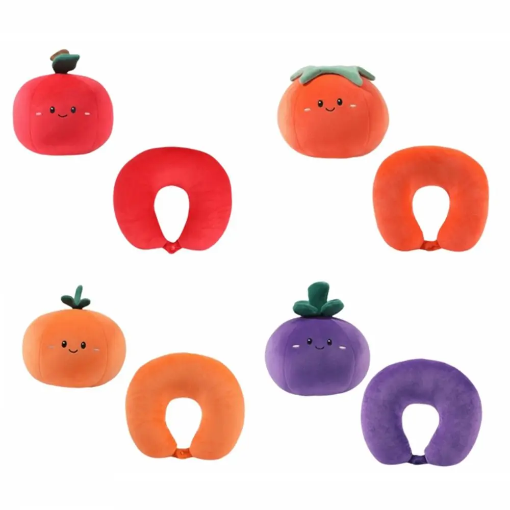 Almohada de cuello tipo U transpirable ergonómica con frutas - imagen 3