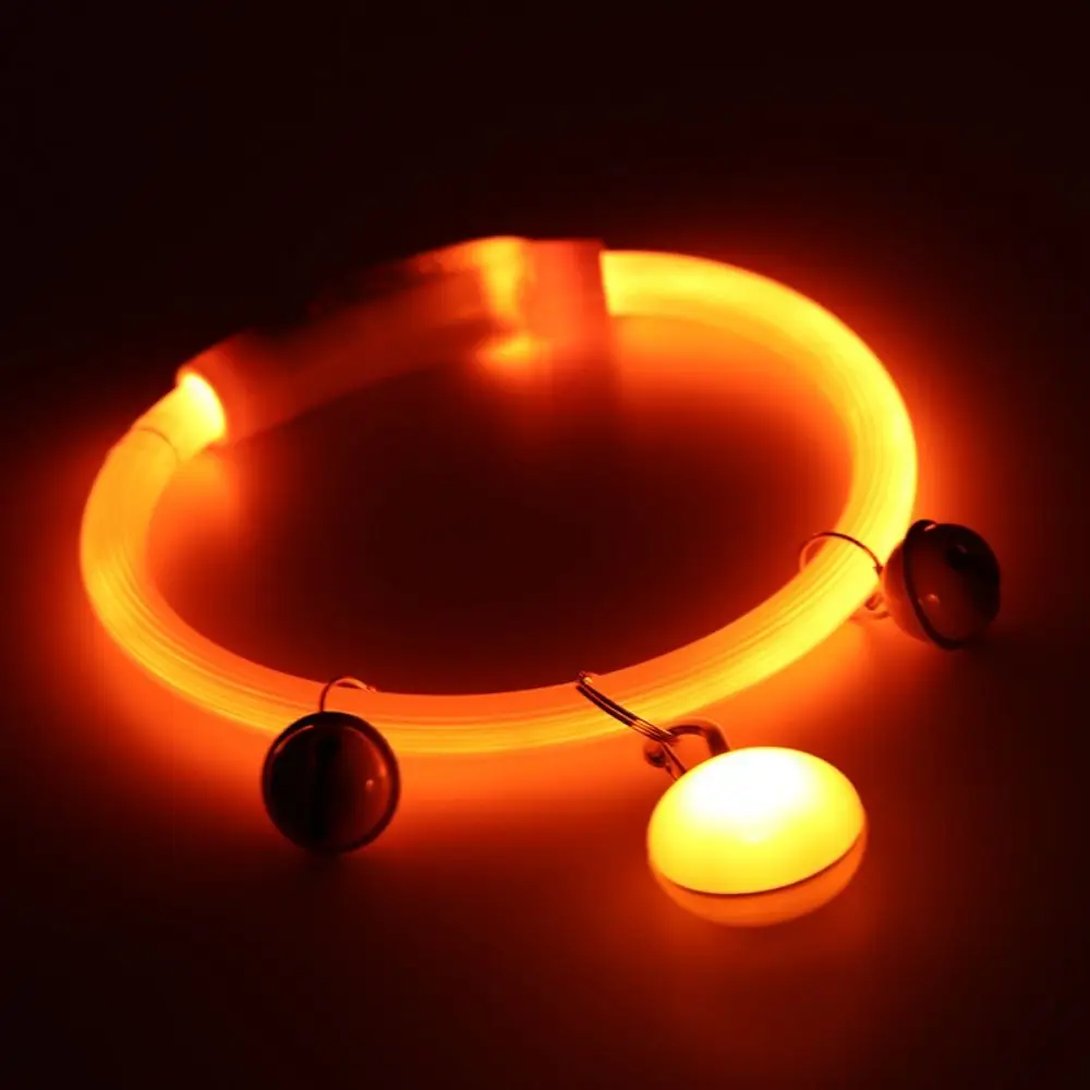 Collar LED luminoso para perro ajustable multicolor con fibra óptica - imagen 2