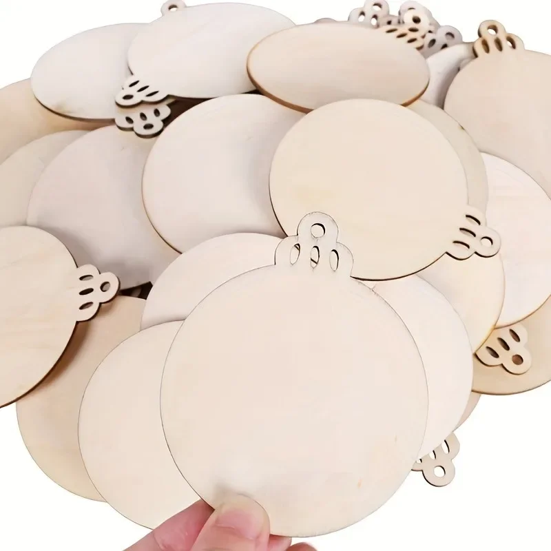 Discos de madera para manualidades – Decoración Navidad - imagen 2