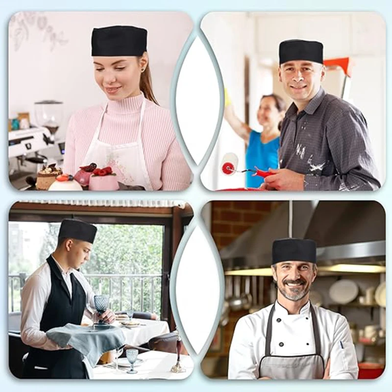 Gorro de chef infantil malla transpirable para cocina - imagen 4