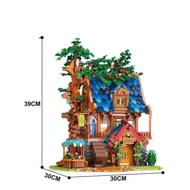 Juego de construcción medieval para niños – Casa del árbol urbana - imagen 2