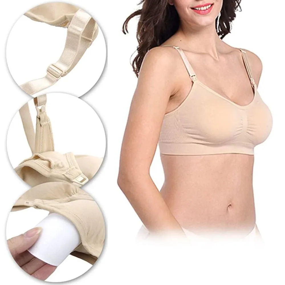 Sujetador de maternidad sin aros para lactation – Suave y transpirable - imagen 5