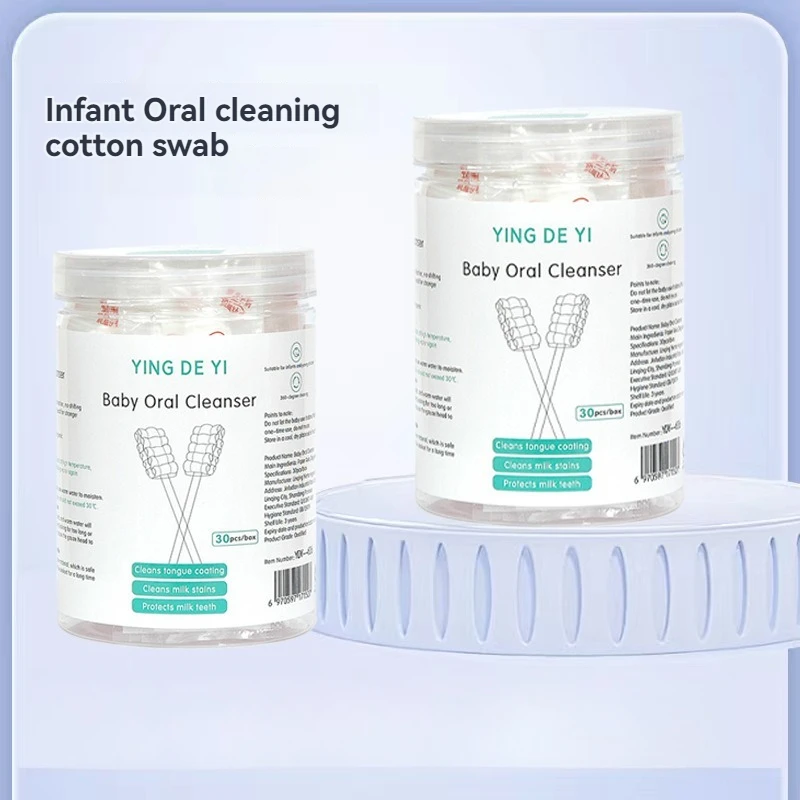 Hisopos de algodón para limpieza oral de recién nacidos – gasa - imagen 3