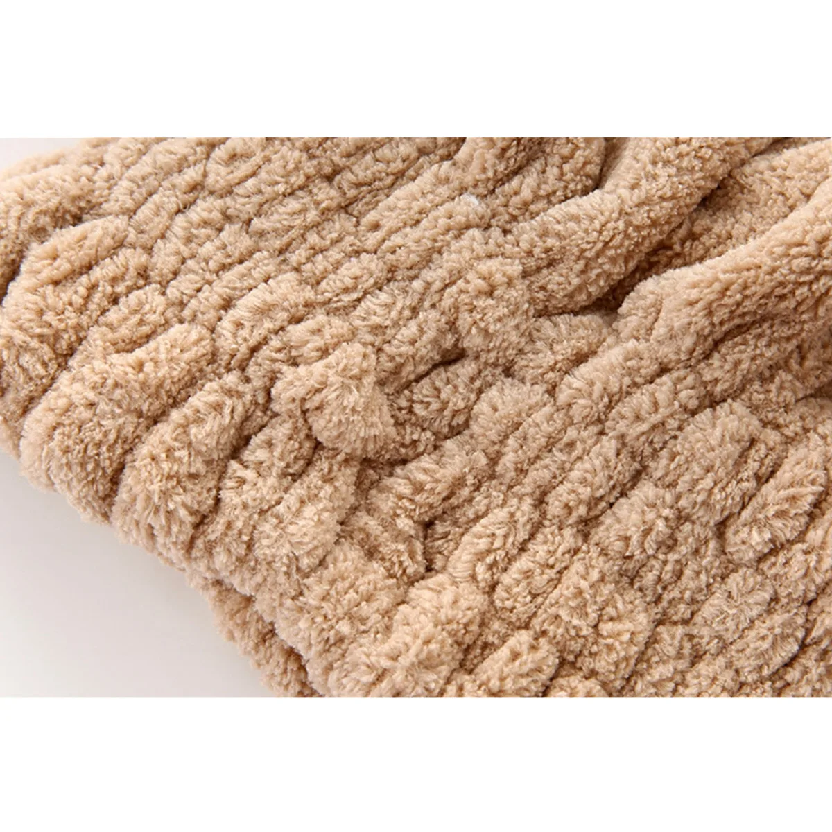 Turban de microfibra para secar el cabello con lazo y nudo - imagen 5