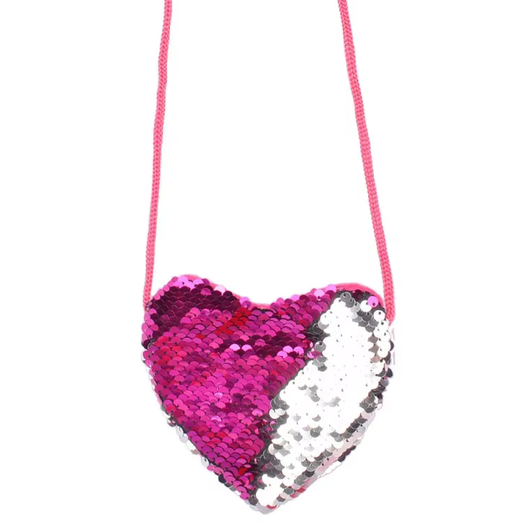 Bolso de hombro infantil brillante