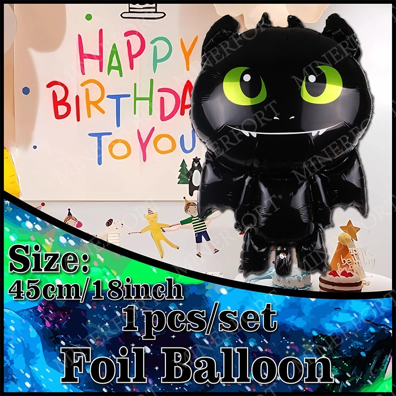 Globo de cumpleaños de Cómo entrenar a tu dragón escupe fuego - imagen 3