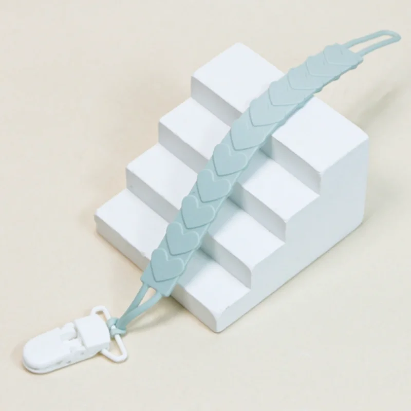 Cadena sujetachupetes de silicona anticaída para bebé - imagen 2
