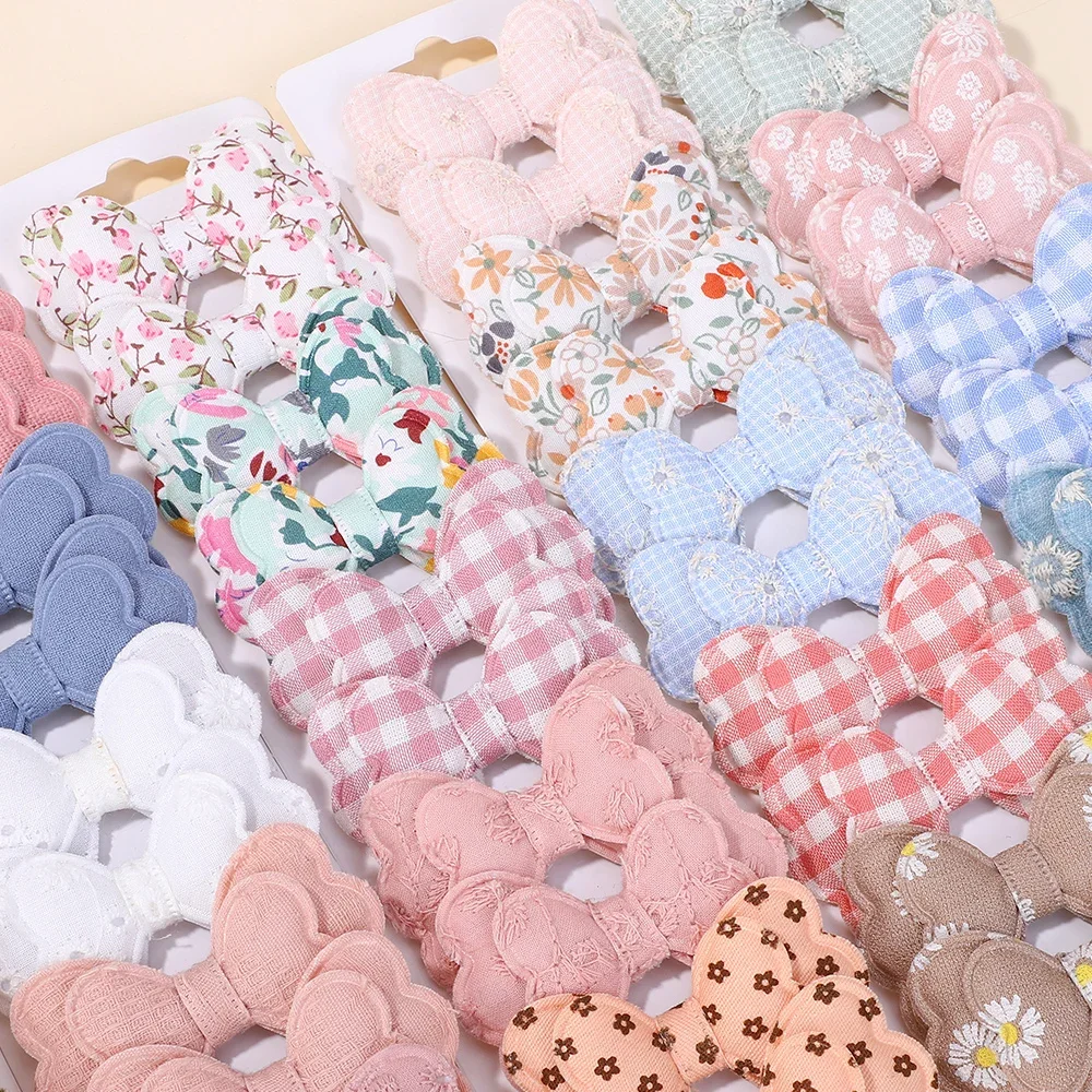 Boutique Pasadores de pelo para niña con lazo estampado - imagen 4