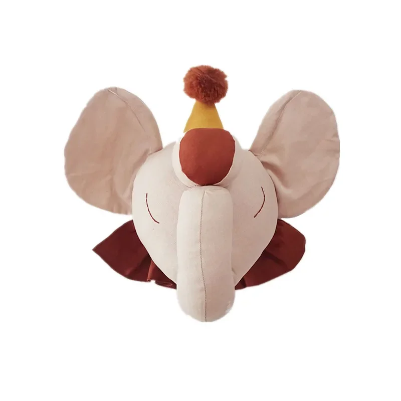 Decoración de pared infantil 3D con cabeza de elefante y cisne - imagen 4