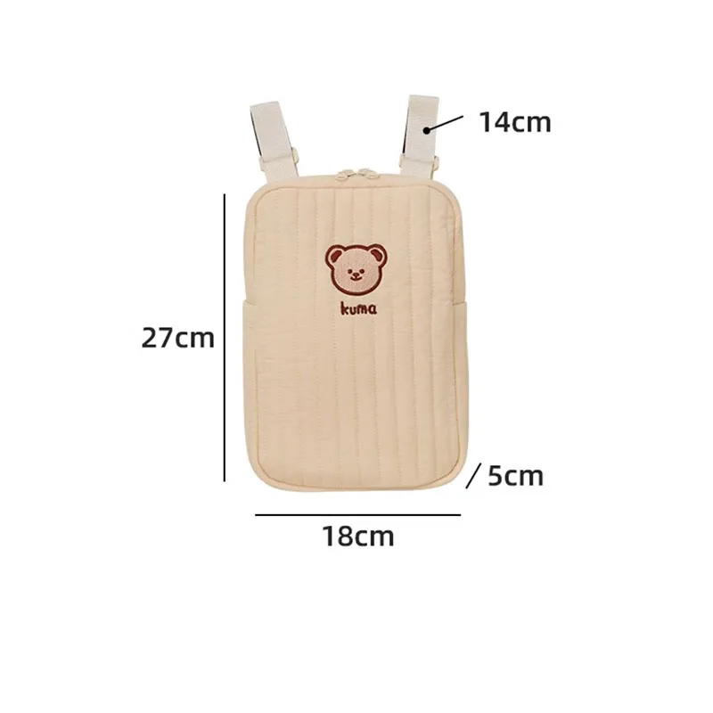 Bolsa para cochecito caddy colgante de mamá oso, organizadora - imagen 3