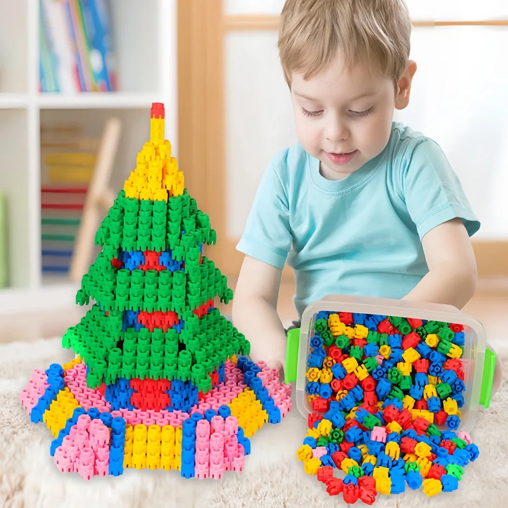 Bloques hexagonales educativos para niños – Juego de construcción