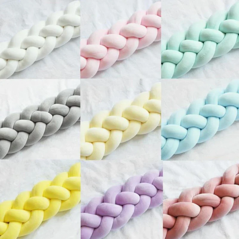 Protector de cama de bebé envolvente, cojín suave anticaídas - imagen 3