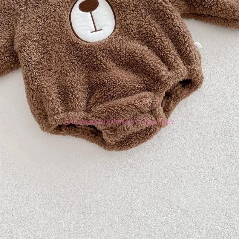 Conjunto bebé con capucha: mameluco de algodón y forro suave - imagen 2