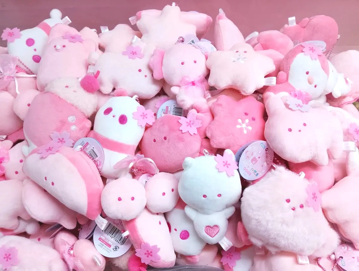 Llavero de peluche Yell Sakura con ostra, panda, pingüino y conejo - imagen 4