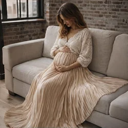 Conjunto ropa maternidad para sesiones de fotos elegante embarazo