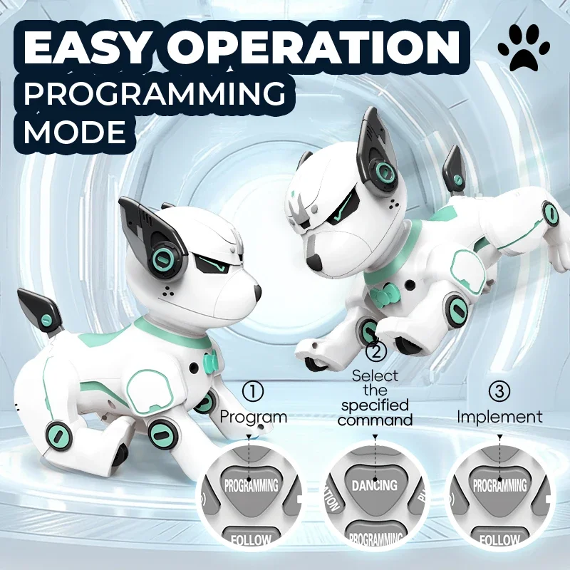 Robot de radio control para cachorros, juguete interactivo - imagen 4