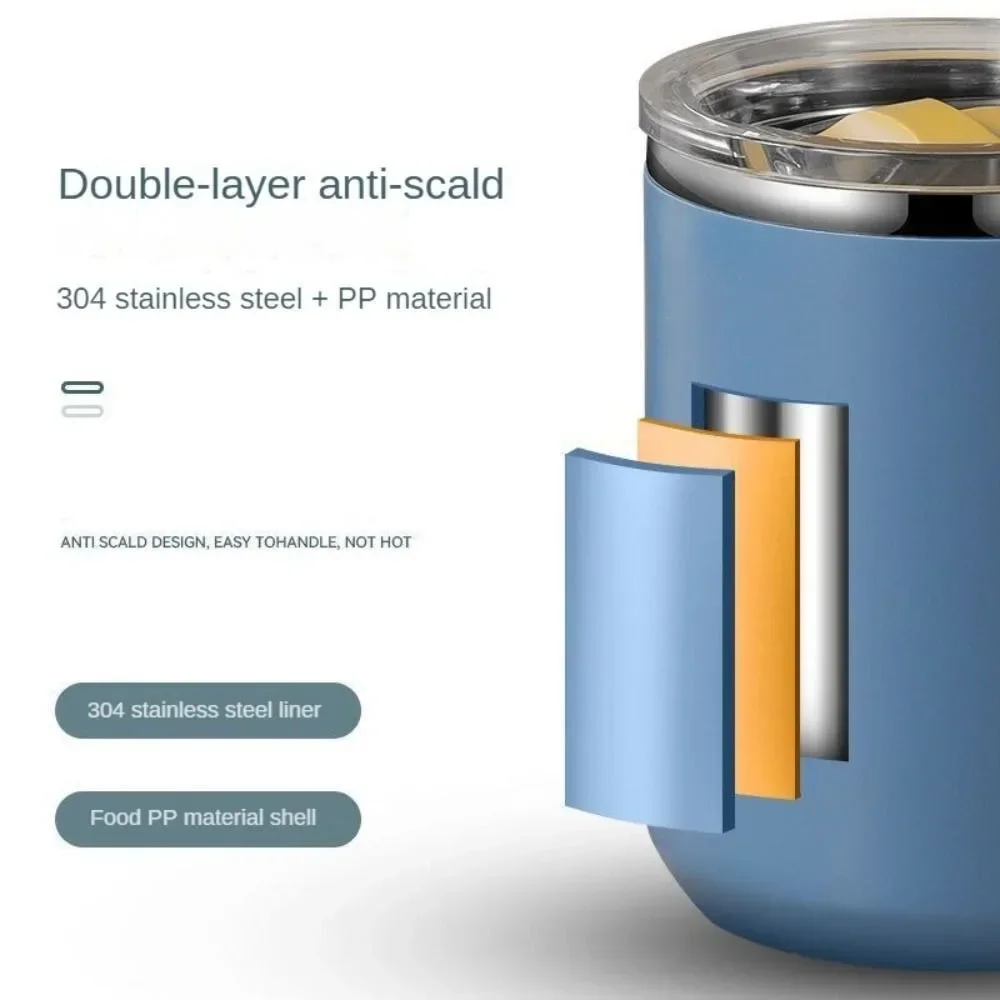 Vaso antivuelco de acero inoxidable con pajita para niños - imagen 2