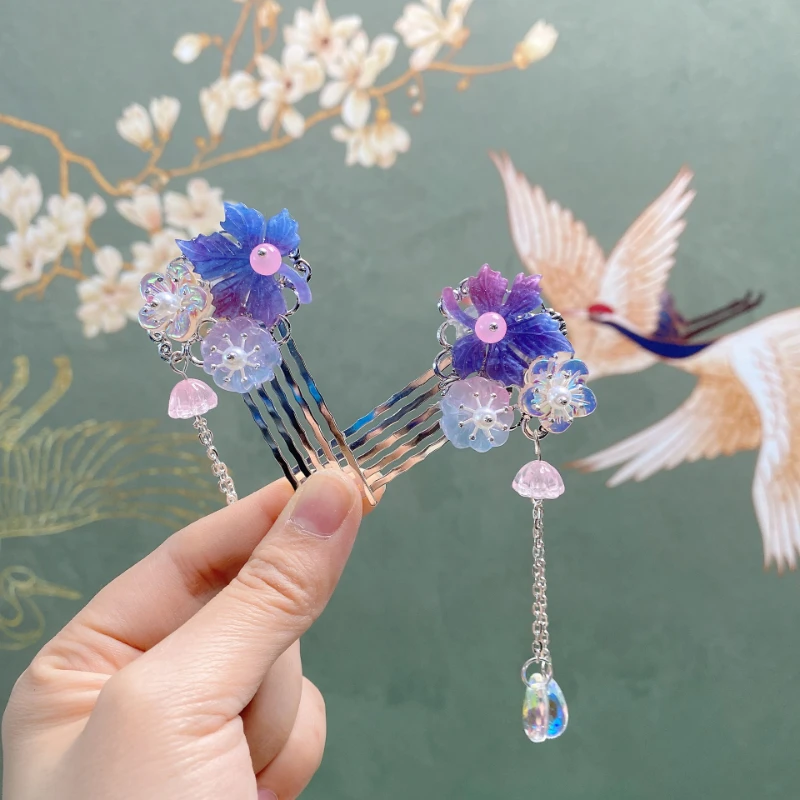Horquillas Hanfu para niñas - Accesorios de pelo y moda infantil - imagen 5