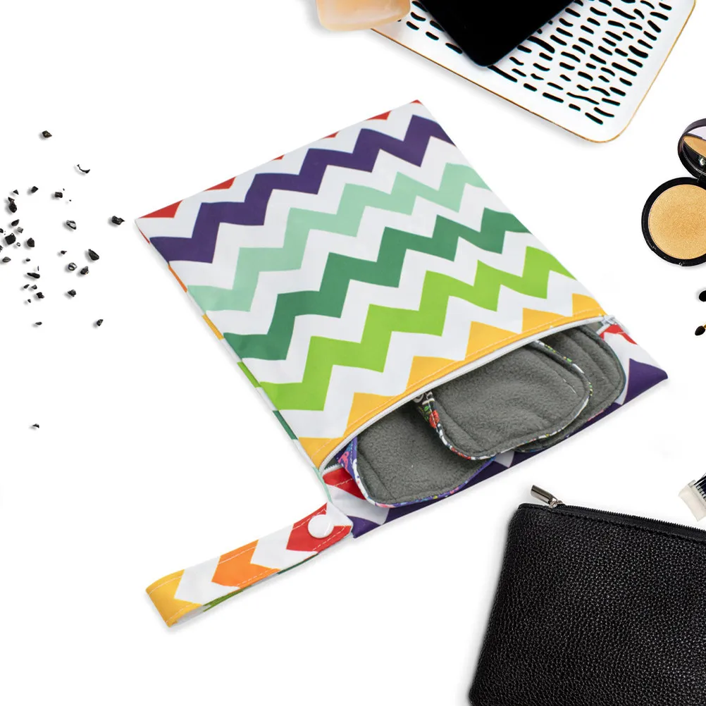 Bolsa para pañales impermeable con cremallera y organizador - imagen 5