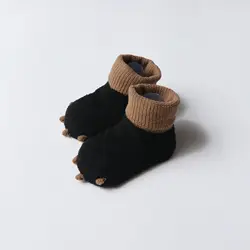 Calcetines de lana cálidos para recién nacidos – antideslizantes