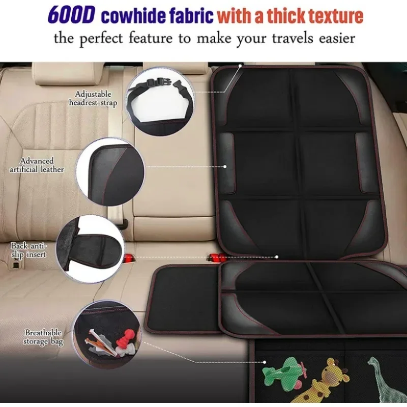Funda universal para asiento coche bebé con protección antiarañazos - imagen 3