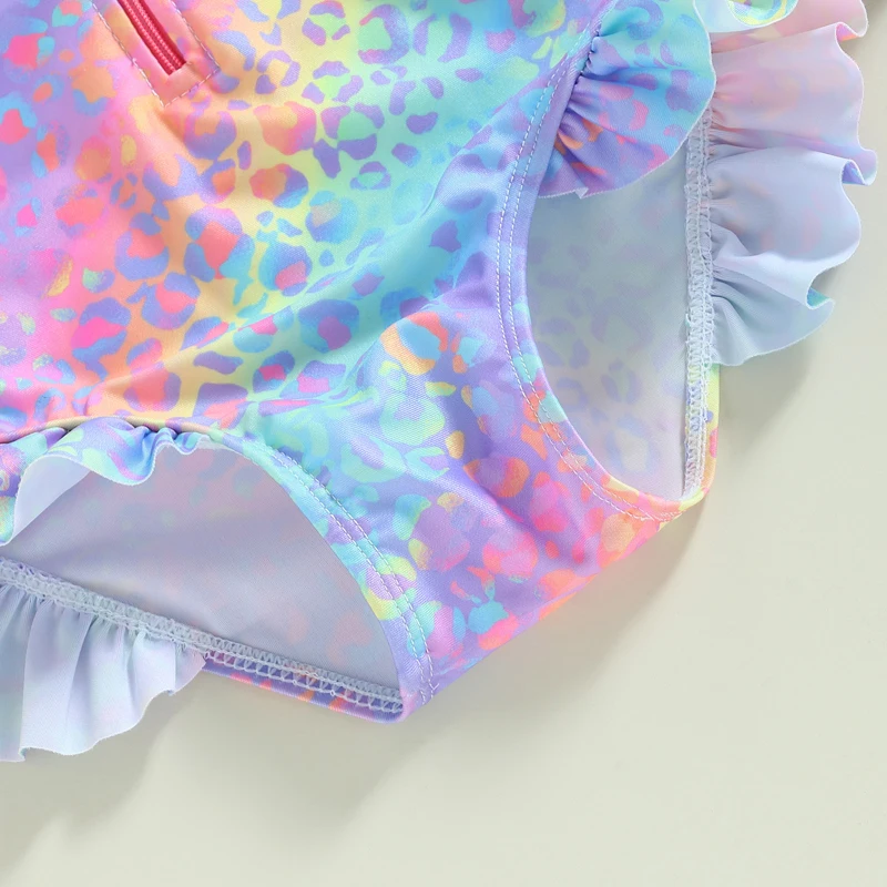 Tregren traje de baño niña manga larga con estampado escamas - imagen 3