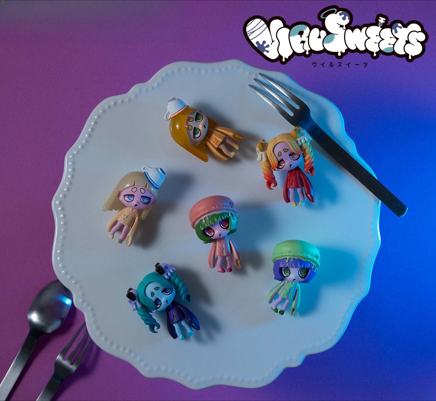 Figuras coleccionables VIRUSWEETS cápsula de té y postres - imagen 5