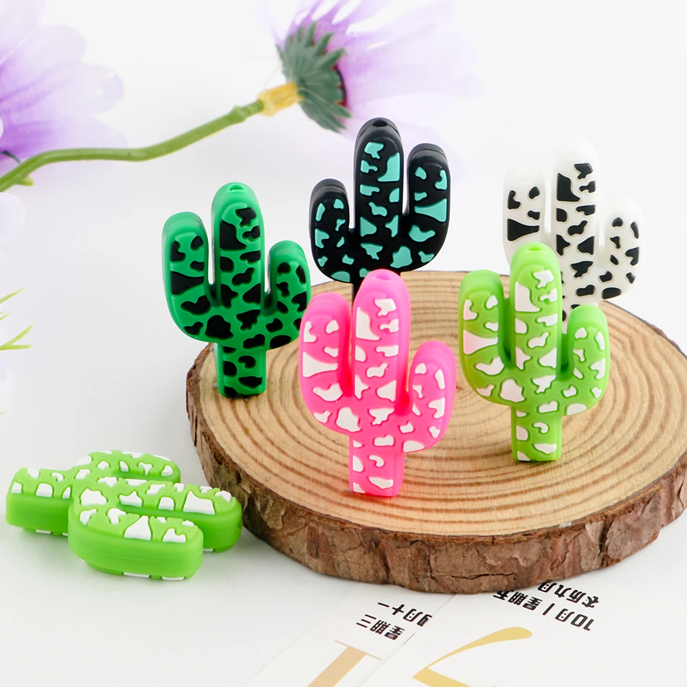 Cuentas de silicona con textura de animales para pulseras DIY - imagen 4