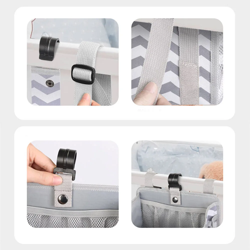 Organizador de cuna colgante para pañales y ropa de bebé - imagen 2