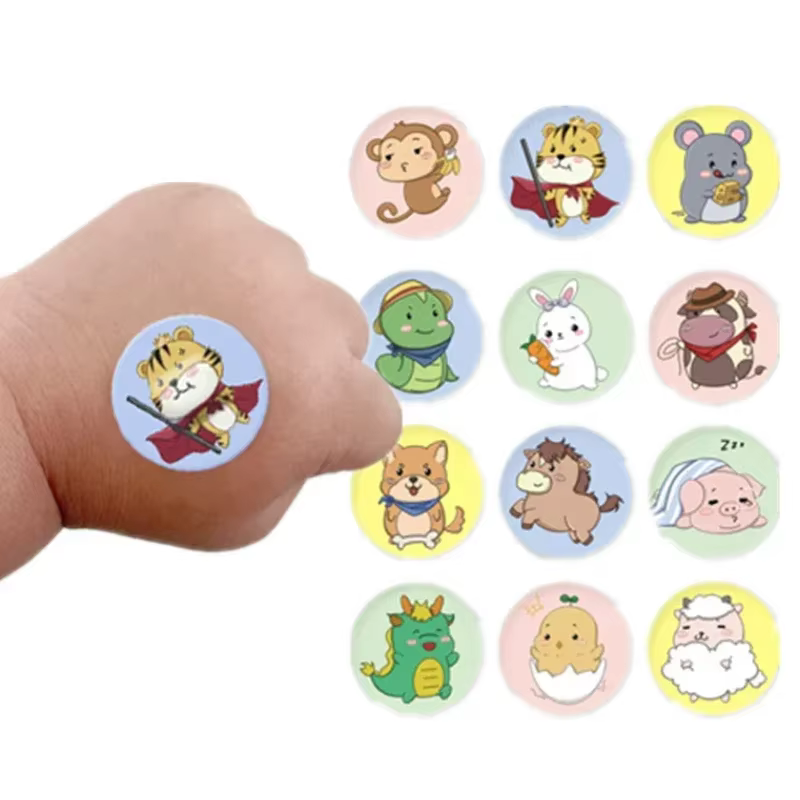 Parches adhesivos impermeables para heridas – Diseño infantil divertido - imagen 2