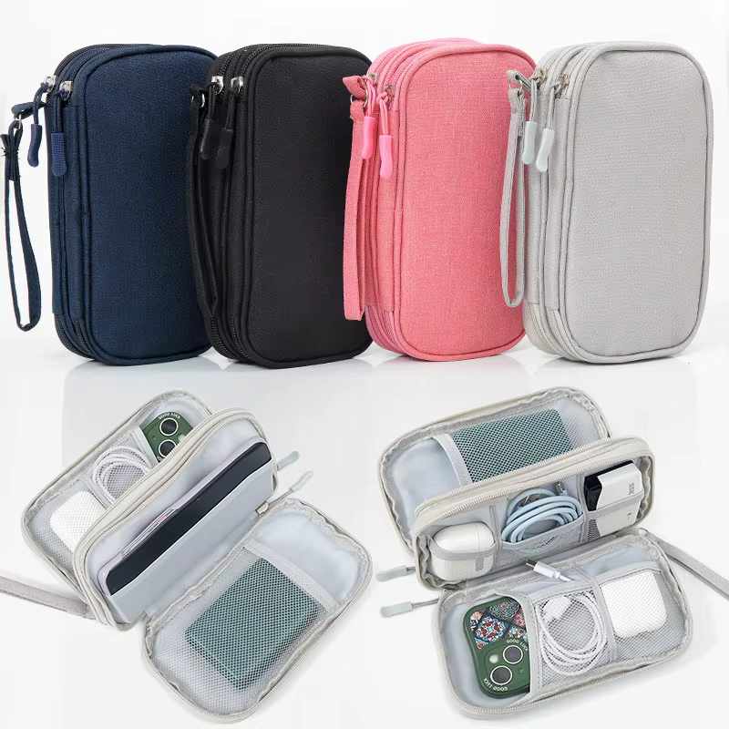 Bolsa organizadora de cables impermeable Oxford para viaje