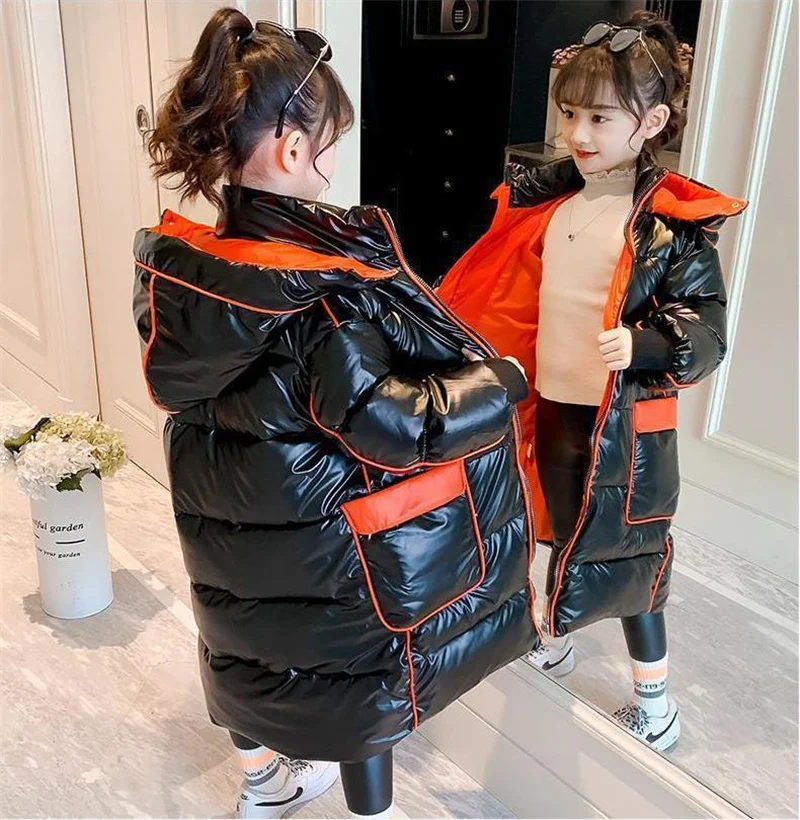 Parka impermeable niños – Abrigo terciopelo con capucha - imagen 3