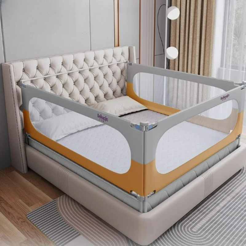 Barandilla de cama para bebé plegable anticaídas - sin instalación - imagen 5