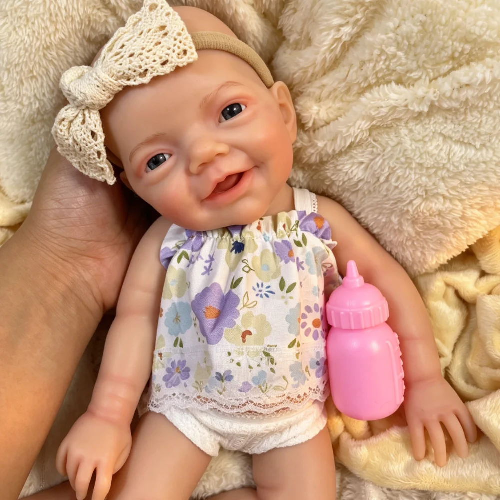 Muñeca bebé Reborn de silicona realista con cuerpo lavable - imagen 5