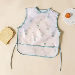Babero impermeable sin mangas lavable a máquina para bebé