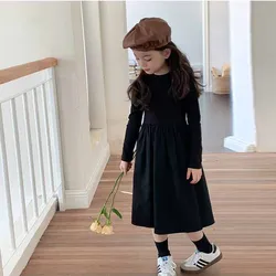 Vestido princesa de manga larga para niñas – Primavera y otoño