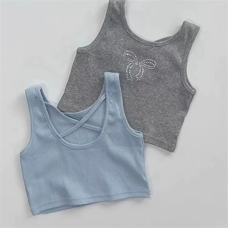 Conjunto infantil de chaleco sin mangas con lazo y campana - imagen 5