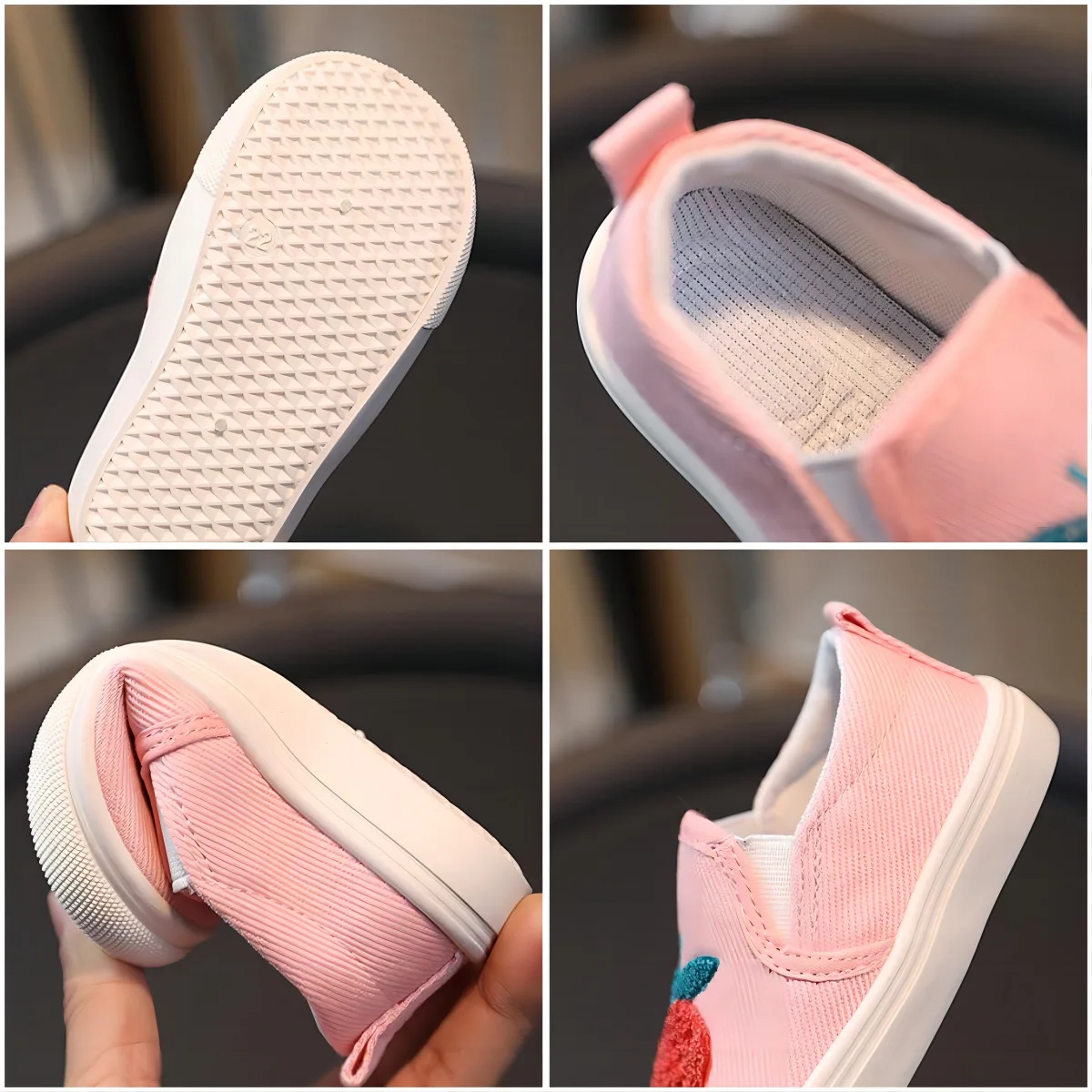 Zapatillas de lona antideslizantes para niños – Planas casual - imagen 3