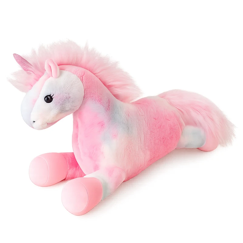 Detalle del peluche de unicornio