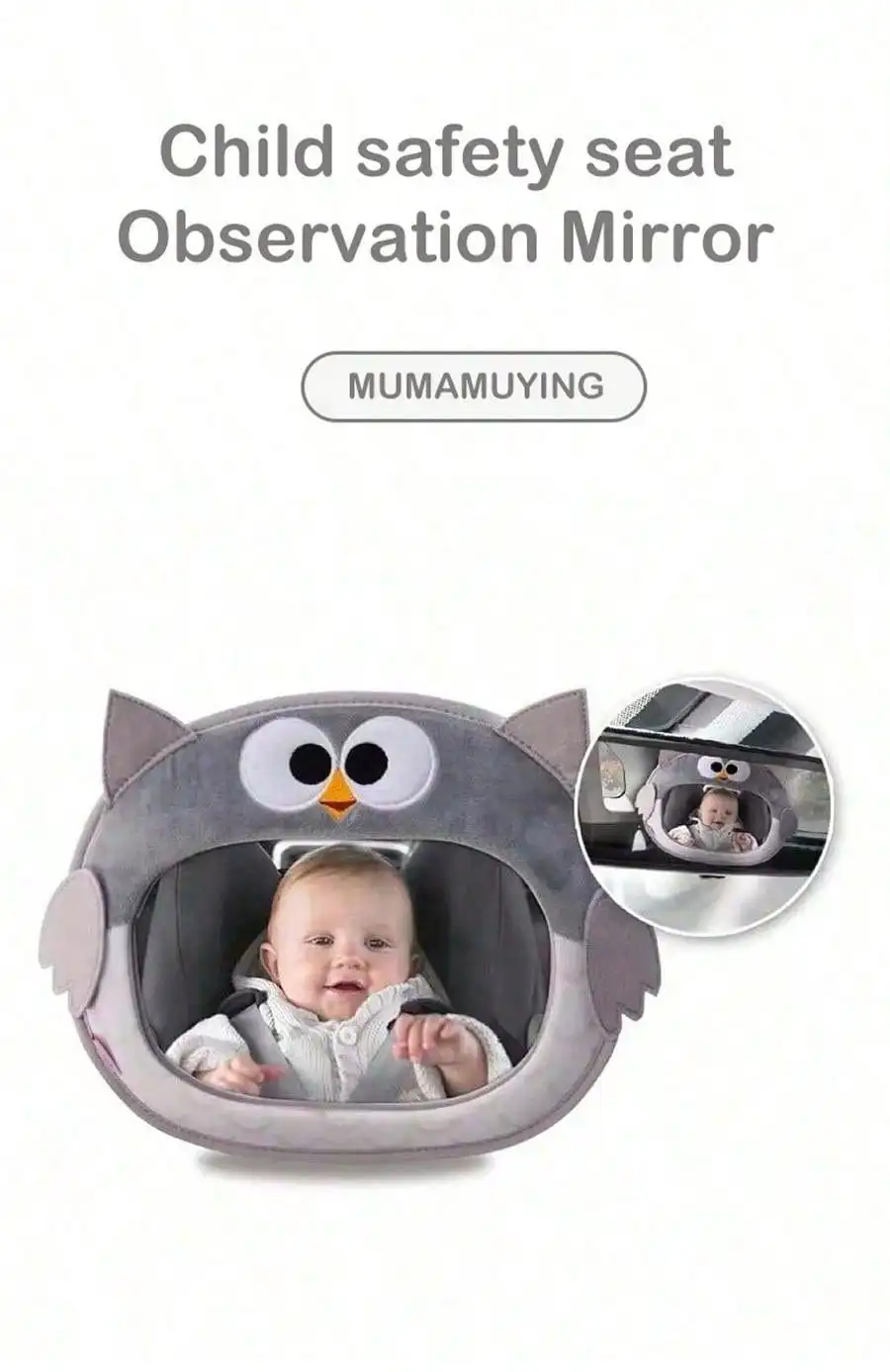 Espejo retrovisor para coche de bebé
