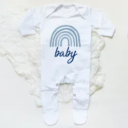 Traje de dormir bebé arcoíris - Chaleco mono recién nacido