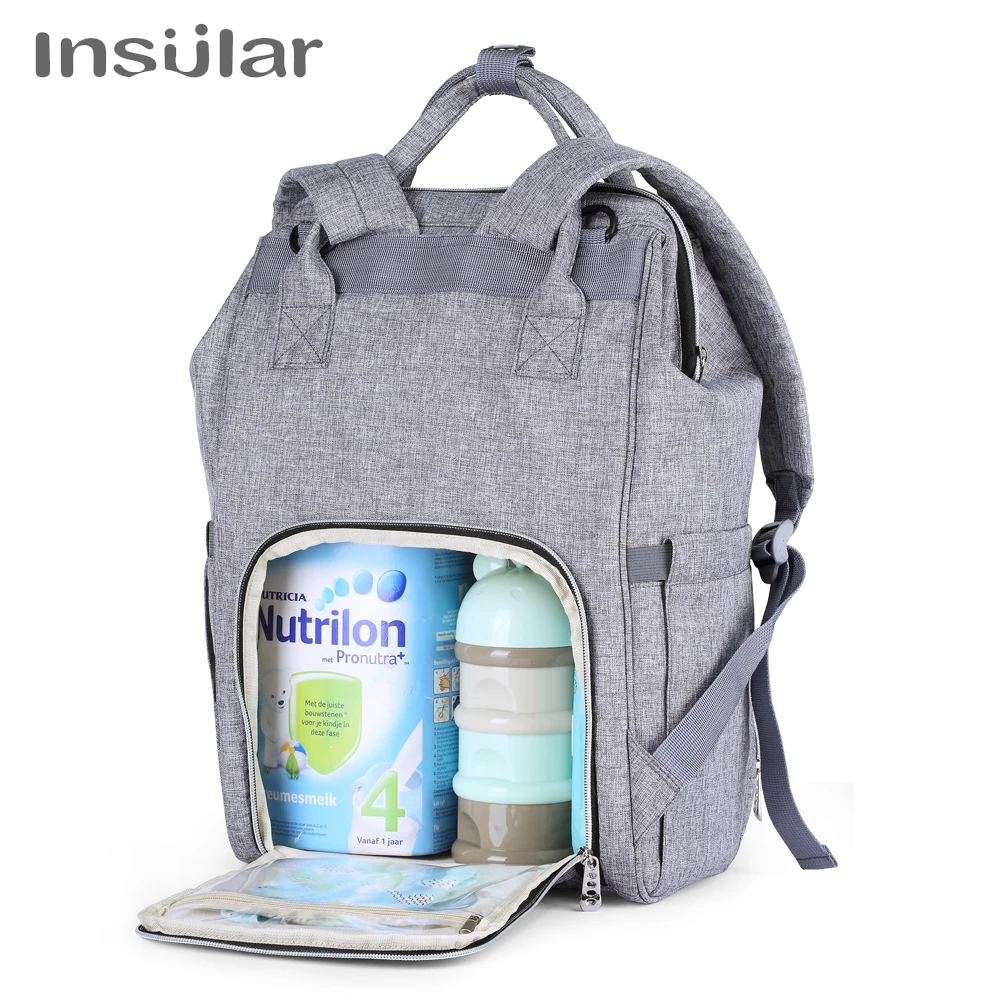 Mochila cambiador pañales Insular Baby para carrito y paseo - imagen 4