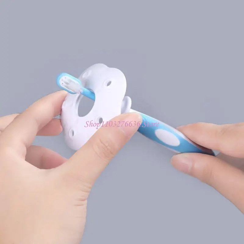 R6FD cepillo de dientes para bebé con mordedor y cubierta de seguridad - imagen 2