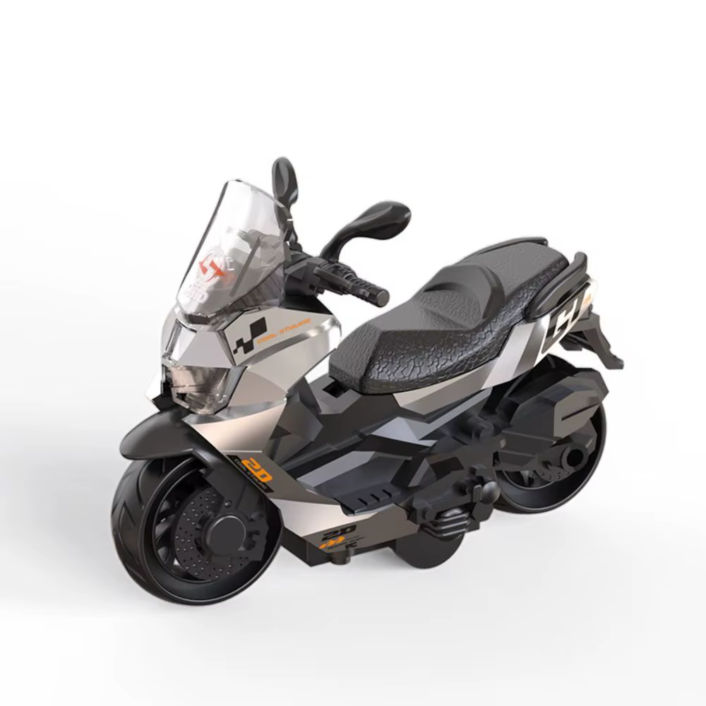 Motocicleta de aleación miniatura para niños – Juguete resistente - imagen 3