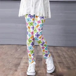 Leggings ajustados para niña con estampado de dibujos animados