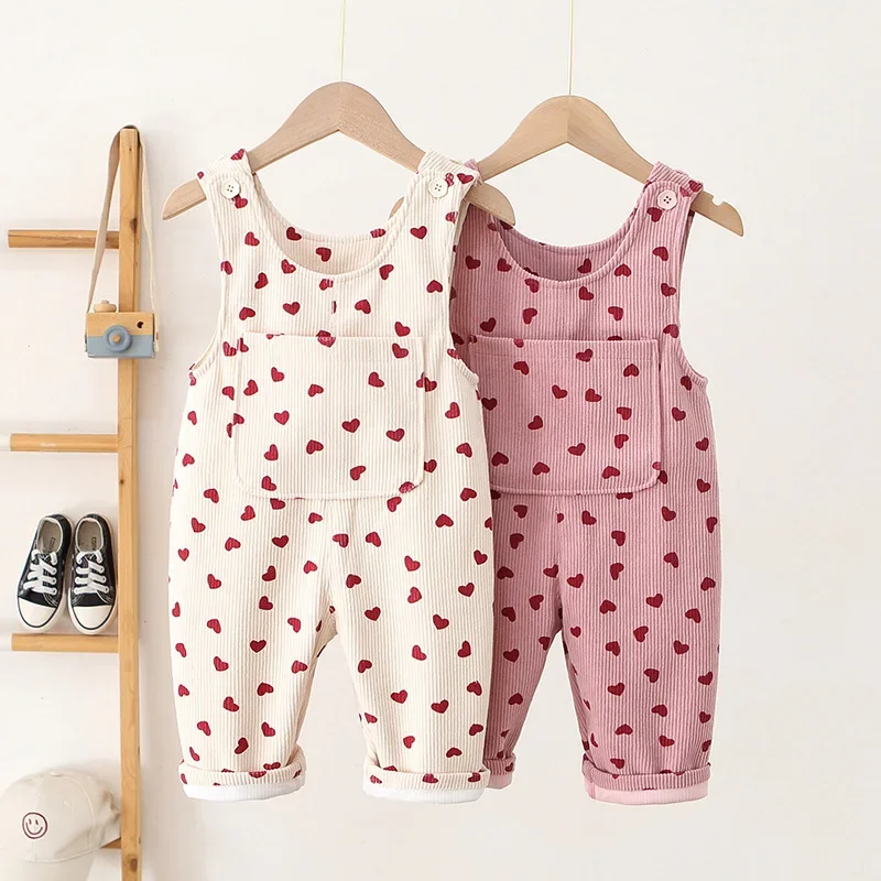 MILANCEL Pantalones pana para niña – Otoño 2024 holgados y versátiles - imagen 2