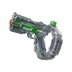 Pistola de agua eléctrica espacial: ráfagas automáticas LED